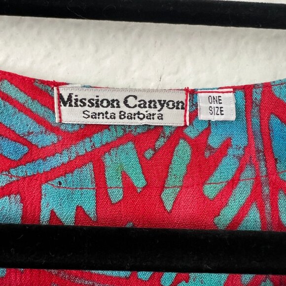 Mission Canyon One Size Pixie Hem Tunic Top In Indian Summer Art‎ to Wear Artsy - Picture 2 of 13